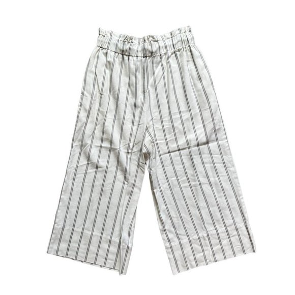 Elodie paperbag crop striped pants size L - Picture 2 of 5